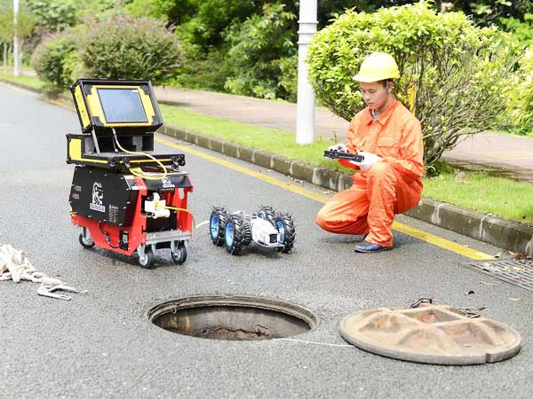 多文镇管道机器人检测